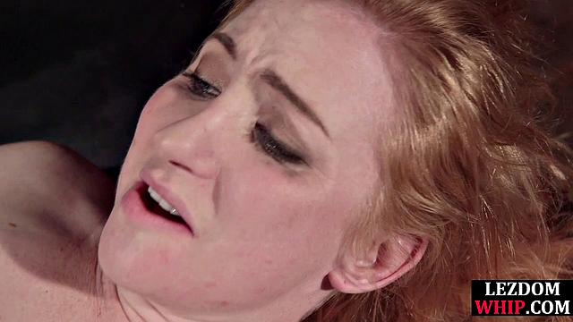 Hard sub bitch gets hard pussytoyed