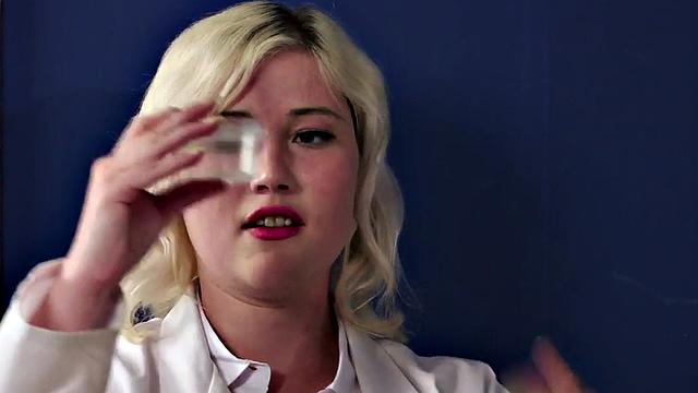 CFNM doctor jerks horny patient to take his sperm