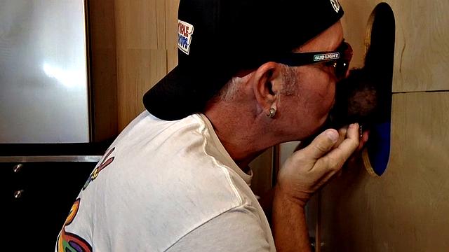 Black Man Receives Gloryhole Blowjob