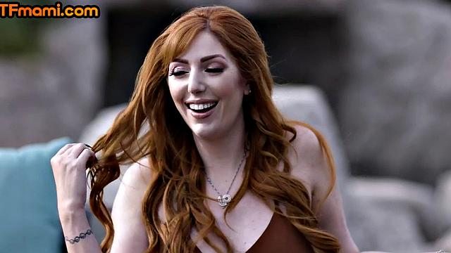 Busty stepmom MILF fucked in FFM threesome by stepson cock