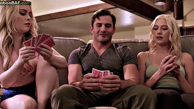 Busty lesbians doggystyled hard