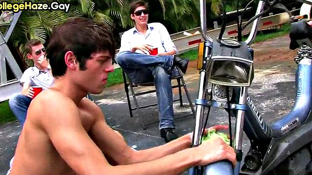 amateur college boi fucks male ass for college frat