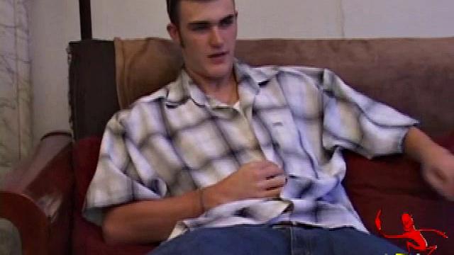 Christian Jerks His Big Cock