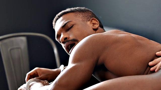 IR prisoner barebacks BBC dude till huge cumshot ending