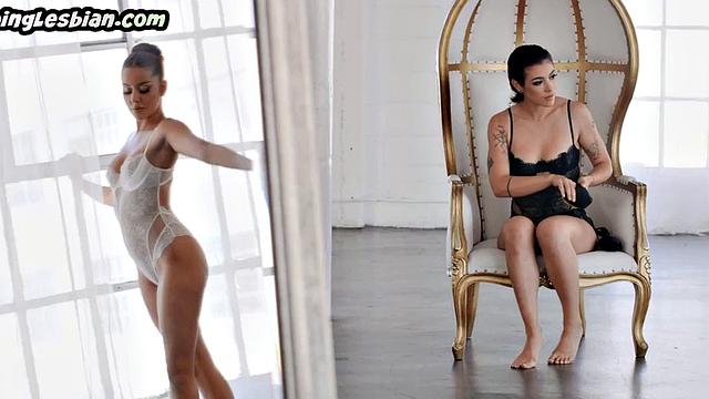 Teasing redhead dyke fingered and eaten by her GF