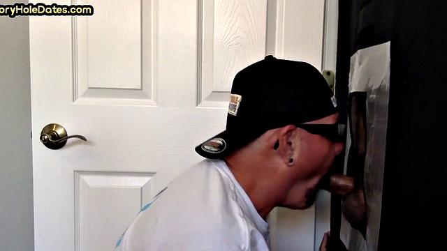 Cocksucking gloryhole DILF gets fucked in anal at home