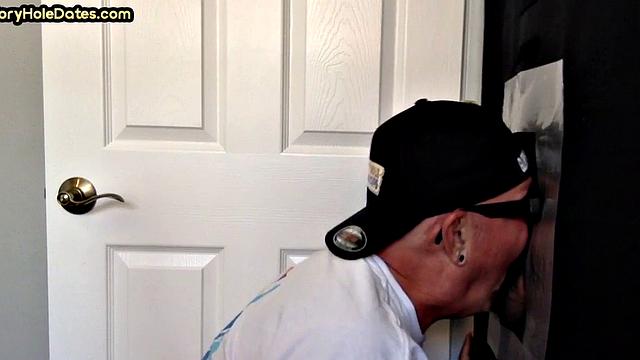 Cocksucking gloryhole DILF gets fucked in anal at home
