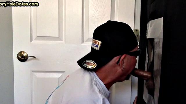 Cocksucking gloryhole DILF gets fucked in anal at home