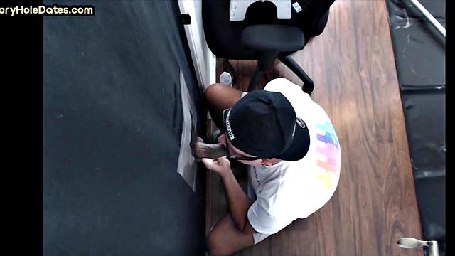 Cocksucking gloryhole DILF gets fucked in anal at home