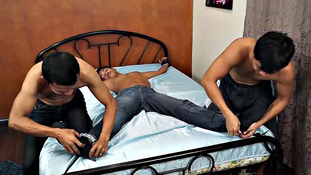 Marco: A Ticklish Asian Boy's First Time at Laughing Asians