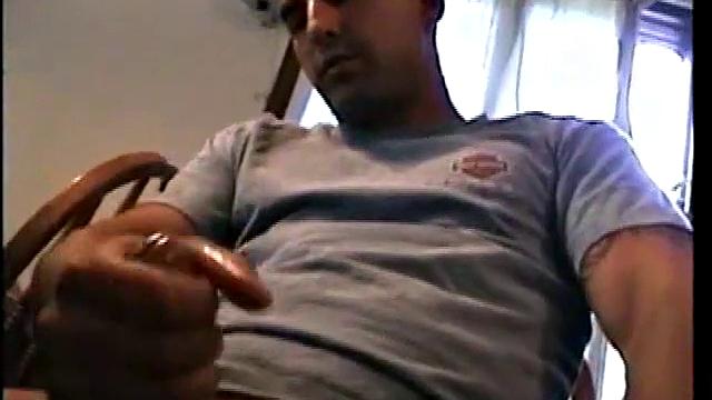 Straight Zack Stroking Cock