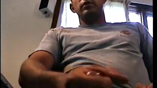 Straight Zack Stroking Cock