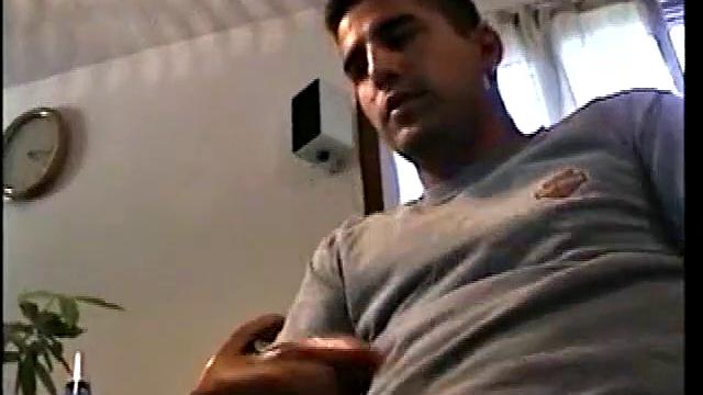 Straight Zack Stroking Cock