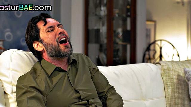 Mastur MILF throating and riding after catching him