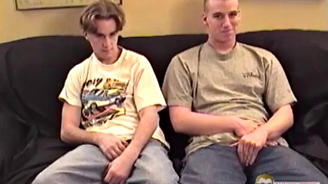 When these two twinks get naked Mike is already hard. After jacking each other off for a while, Mike can't resist sucking on Jason's 9 inches.