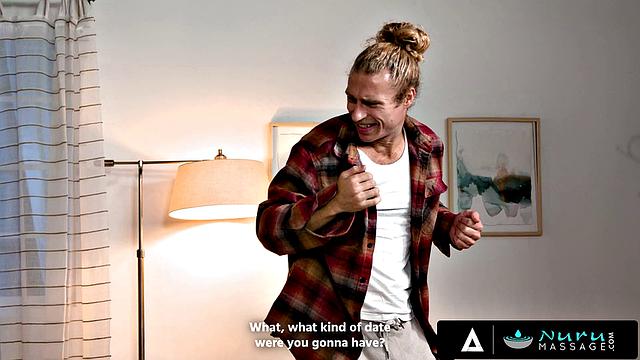 NURU MASSAGE - Stunning MILF Jessica Ryan Gives Steamy Nuru To Her Neighbor