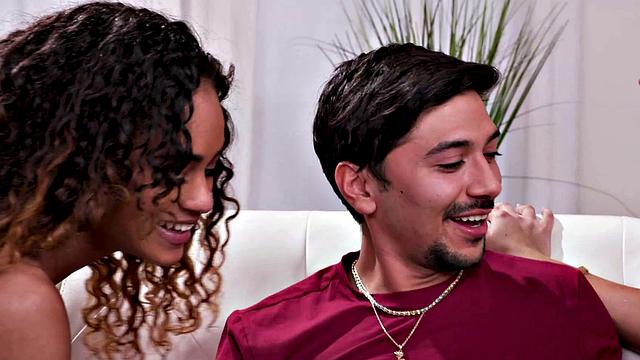 Stunning Girls Scarlit Scandal And Kayley Gunner Share Load Of Cum After Threesome