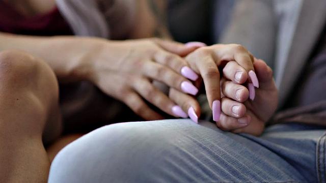 Busty tattooed big tits tranny enjoys bareback anal with boyfriend