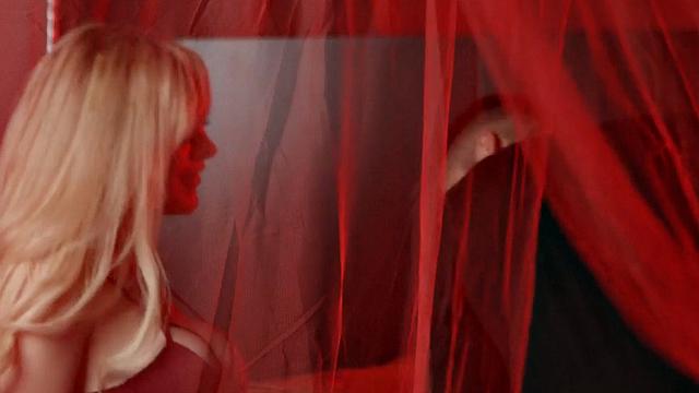 Big-titted tranny drilled by male in doggystyle in ass