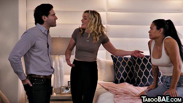 Cockhungry sluts drilled in 3some