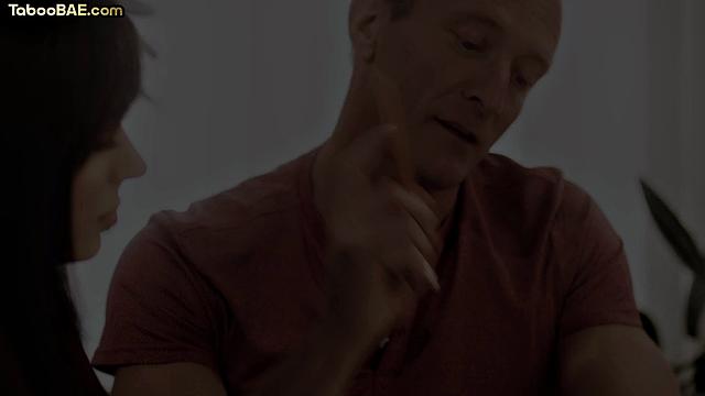 Cutie babe doggystyled by dad