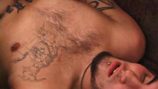 Gay-4-pay boys Rock Lee and Che kiss and suck each other off. Once the cocks are hard Che opens up Rock a little with a finger and some lube. Che fucks him hard, while Rock's white socks wave in the air.