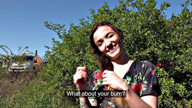 Tattooed minx gets off on cock & takes it in every position outdoors