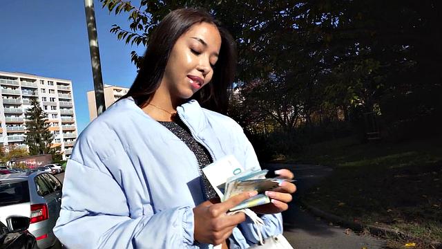 Real ethnic cock bouncing