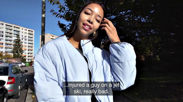 Real ethnic cock bouncing