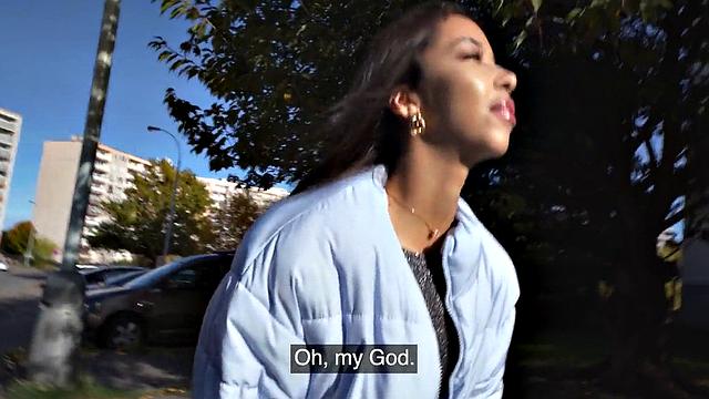 Real ethnic cock bouncing