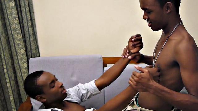 Real African twink get analfucked by his friend