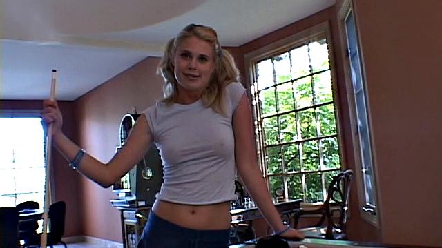 Little Summer and lesbian Lick pussies by the pool