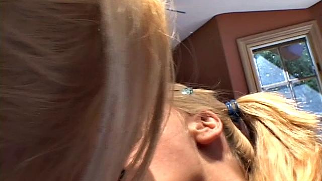 Little Summer and lesbian Lick pussies by the pool