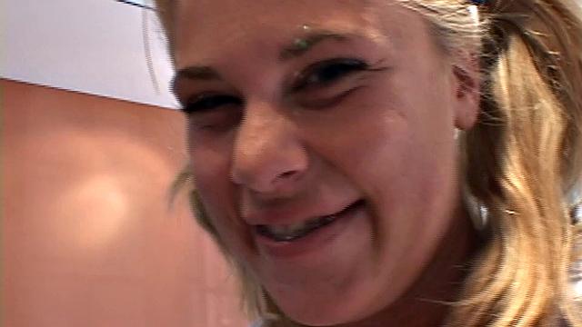 Little Summer and lesbian Lick pussies by the pool