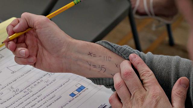 Liz Jordan is no fun at school but Rion can change that by fucking her!!