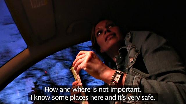 Lost Cutie Gets A Ride From Stranger For A Taste Of Pussy Juice