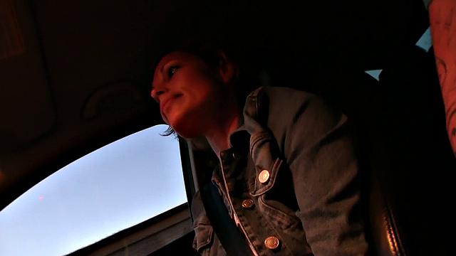 Lost Cutie Gets A Ride From Stranger For A Taste Of Pussy Juice