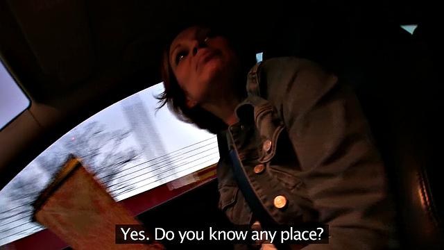 Lost Cutie Gets A Ride From Stranger For A Taste Of Pussy Juice