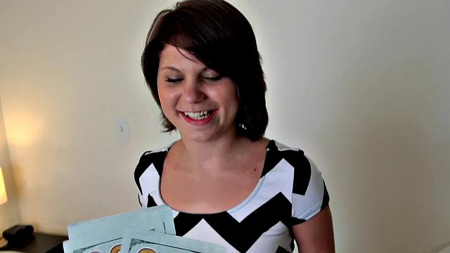 Enjoy Holly's tattooed body as she gives a POV handjob and ball licking facial