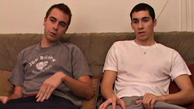 Vincenzo and Levi share a cock and suck each other off