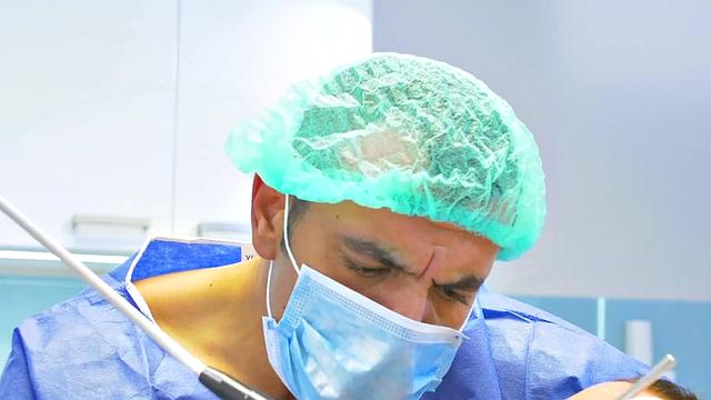 Slutty nurse fucked by lusty doctor in medical room