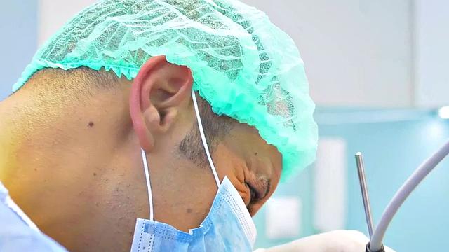 Slutty nurse fucked by lusty doctor in medical room