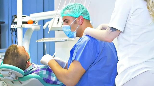 Slutty nurse fucked by lusty doctor in medical room