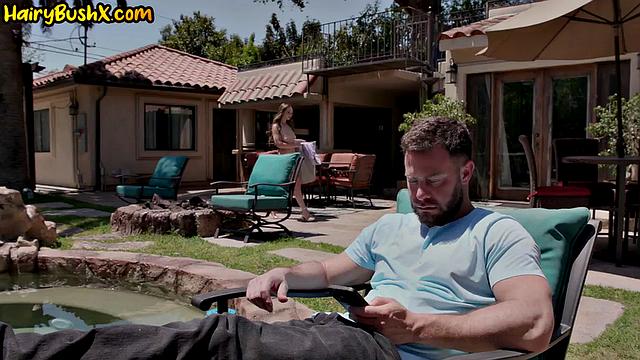 Big booty bushy babe cockriding