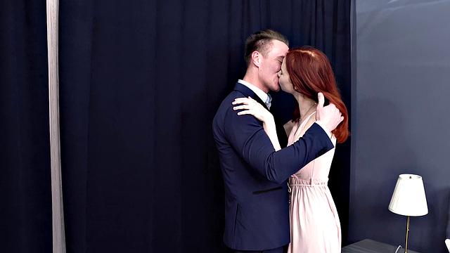 Teeny Lovers - Lagoon Blaze - Hot teen redhead slurping red-colored-cock