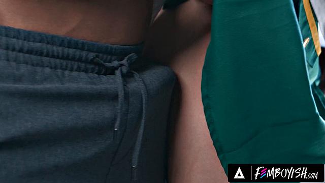 FEMBOYISH - Horny DILF Manuel Skye Turns Down Cookies But Pounds Sexy Femboy Cristiano's Ass