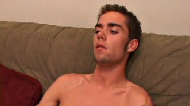 Daniel Kane strokes his cock for the camera