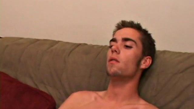 Daniel Kane strokes his cock for the camera