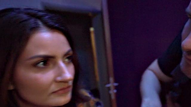 Cute hostel babes fooling roommate