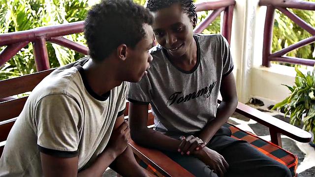 Real 21yo twink from Africa gets fucked in home anal